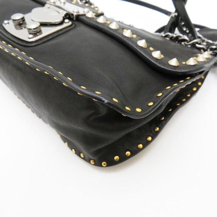 miu MIUMIU/ミュウミュウ チェーン スタッズ ショルダーバッグ miu MIUMIU/ミュウミュウ チェーン スタッズ ショルダーバッグ