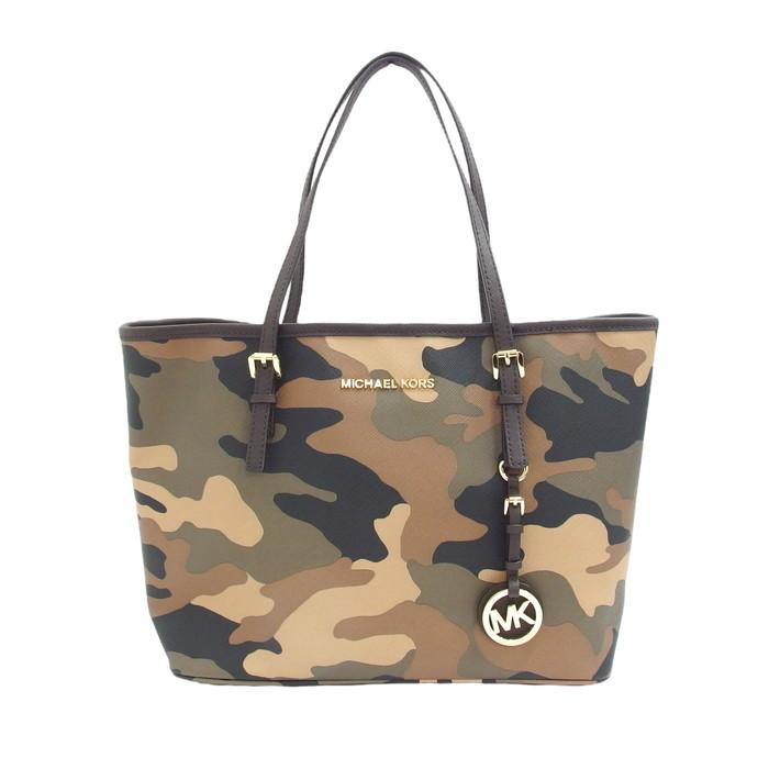 MICHAEL KORS（マイケルコース） トートバッグ PVC/レザー カモフラ
