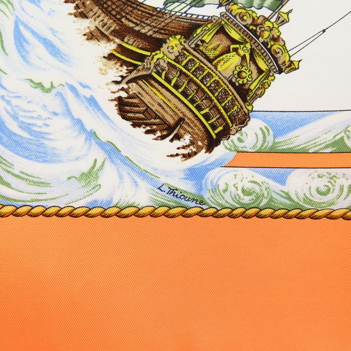 HERMES HERMES/エルメス カレ90 「Vive le ven 風よ吹け」 舵 HERMES HERMES/エルメス カレ90 「Vive le ven 風よ吹け」 舵