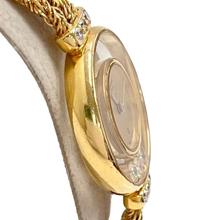 Chopard（ショパール） ハッピーダイヤモンド 腕時計 K18YGイエロー 