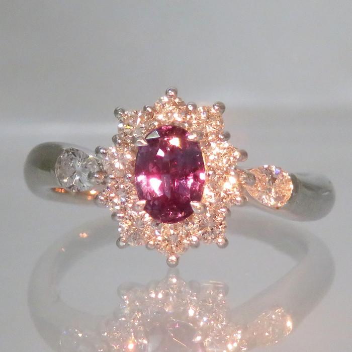 13号 アレキサンドライト 0.439ct ダイヤモンド 計0.58ct リング 13号 アレキサンドライト 0.439ct ダイヤモンド 計0.58ct リング