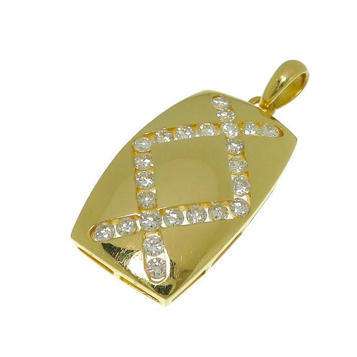 18kpendant タ”イヤモント”0.20ct アクセサリー