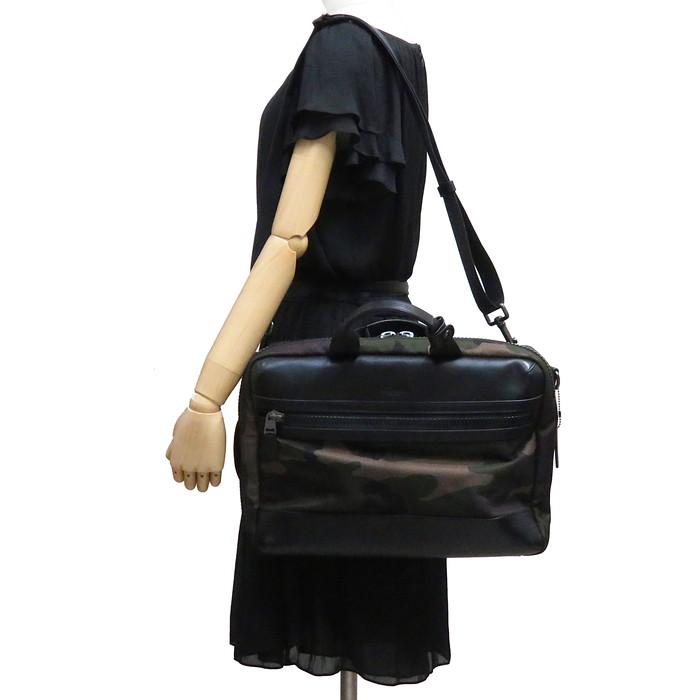 COACH 3wayバッグ COACH（コーチ） 3way ブリーフケース PVC/レザー カモフラ メンズ