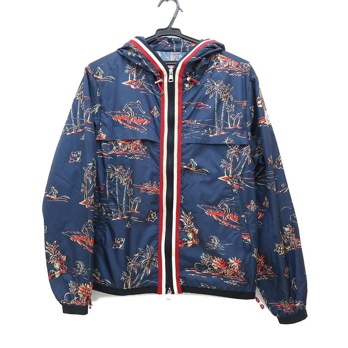 MONCLER（モンクレール） C10914163205 フード 総柄 ナイロン 