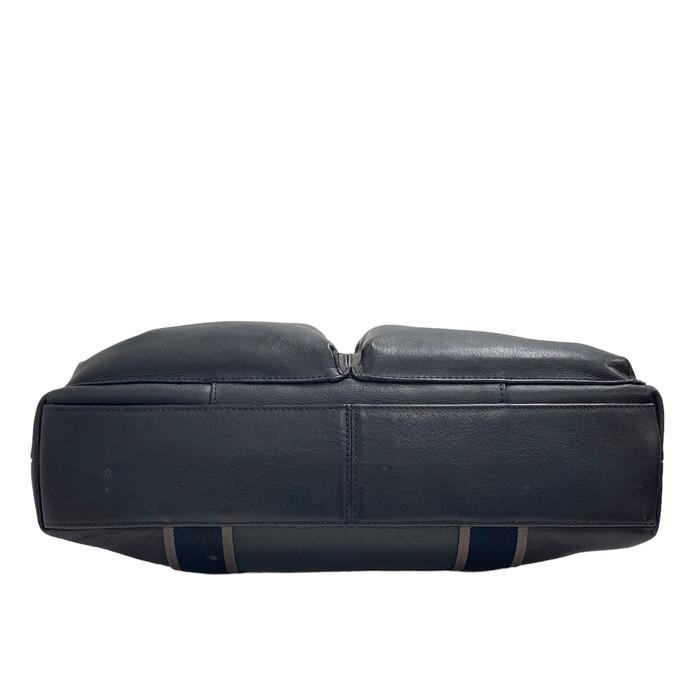 COACH（コーチ） F70558 ヘリテージウェブ トートバッグ レザー 黒