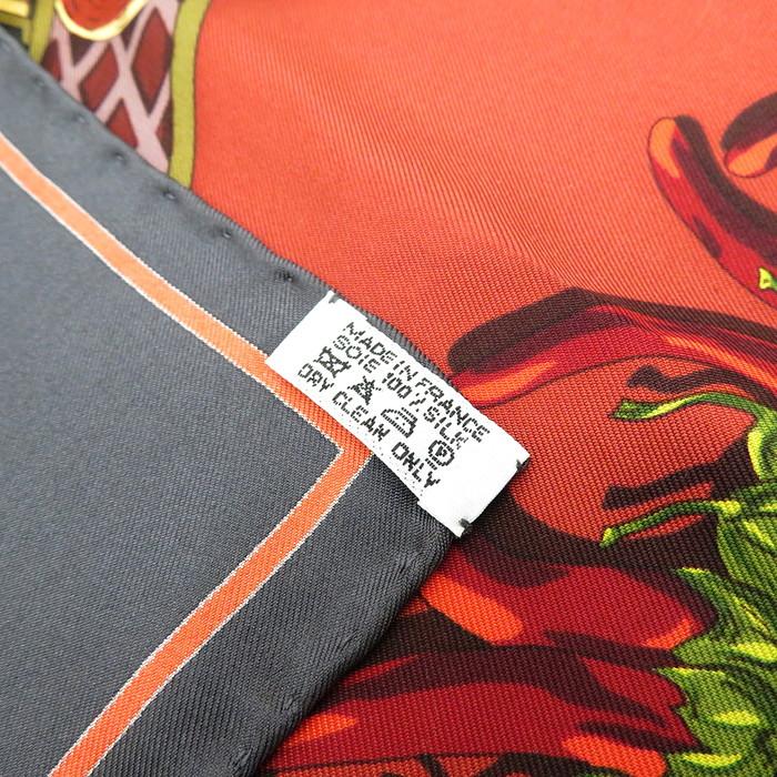 HERMES（エルメス） カレ90 「AUX PAYS DES EPICES」 スカーフ シルク