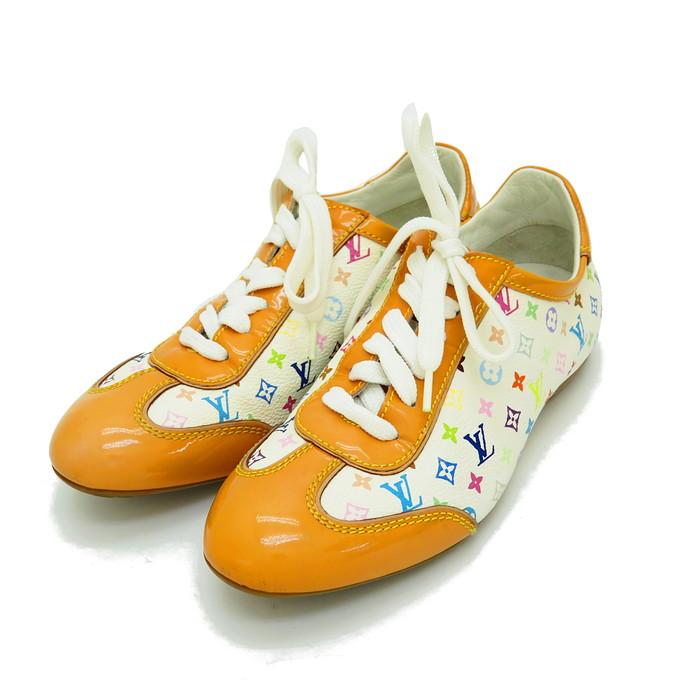 LOUIS VUITTON VUITTON/ルイ・ヴィトン スニーカー エナメル/PVC