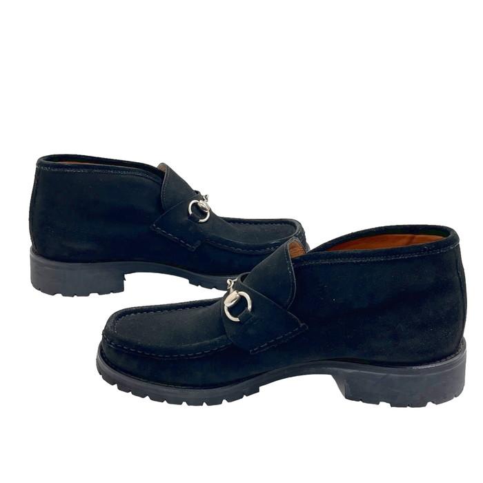 GUCCI GUCCI/グッチ ホースビット ショートブーツ ブーツ 黒 GUCCI GUCCI/グッチ ホースビット ショートブーツ ブーツ 黒