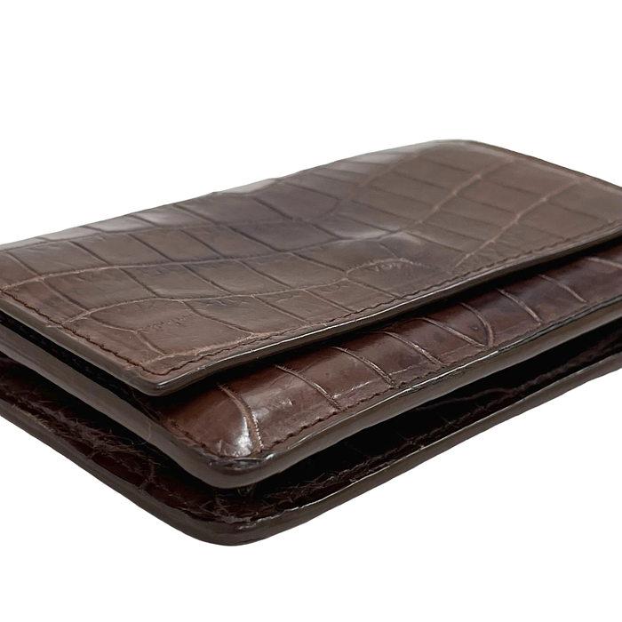 ★入手困難！★BOTTEGA VENETA マットクロコダイル 名刺入れ 無双 ☆入手困難！☆BOTTEGA VENETA マットクロコダイル 名刺入れ 無双