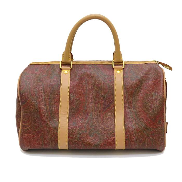 ETRO ETRO/エトロ ペイズリー柄 ボストンバッグ PVC/レザー ETRO ETRO/エトロ ペイズリー柄 ボストンバッグ PVC/レザー