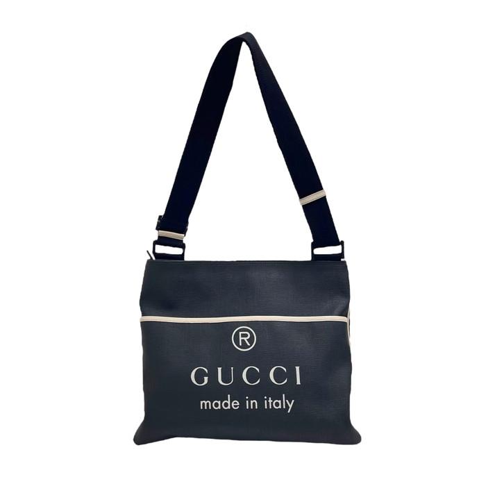 GUCCI（グッチ） 162904 ロゴモチーフ ショルダーバッグ PVC ブラック