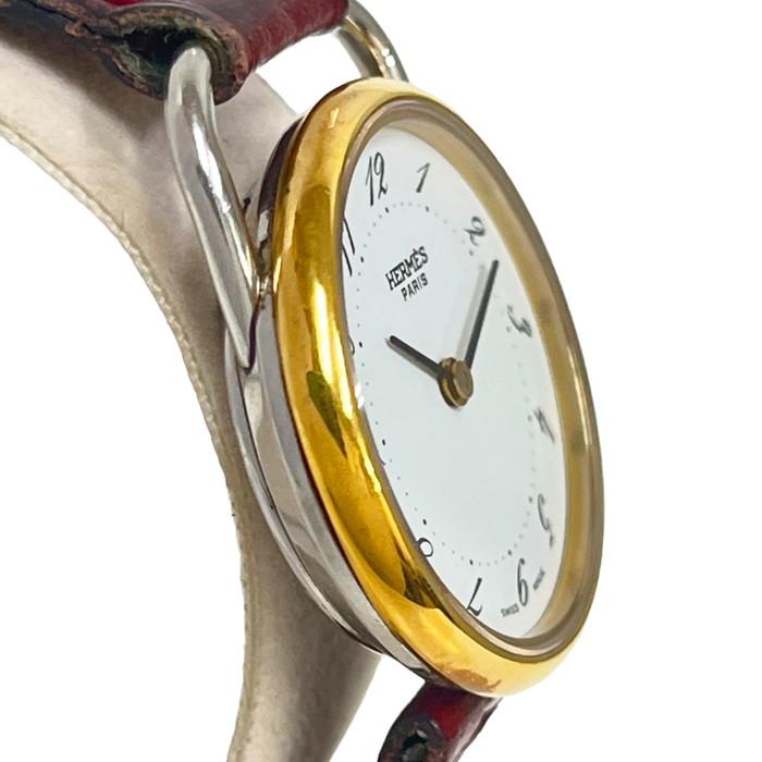 HERMES（エルメス） アルソー 71429 腕時計 GP/レザー クオーツ 白文字
