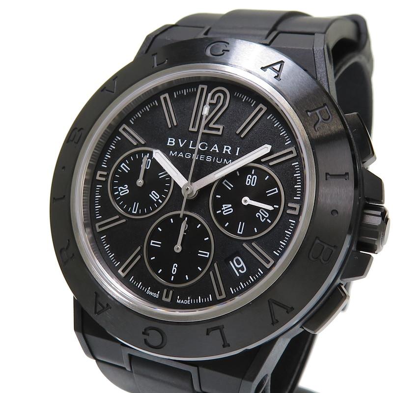 ☆良品 ブルガリ ディアゴノ マグネシウム DG42SMCCH メンズ 【中古】 BVLGARI（ブルガリ） ディアゴノ マグネシウム DG42SMCCH 腕時計