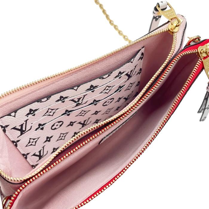 LOUIS VUITTON ポシェット・ドゥーブルジップ モノグラム