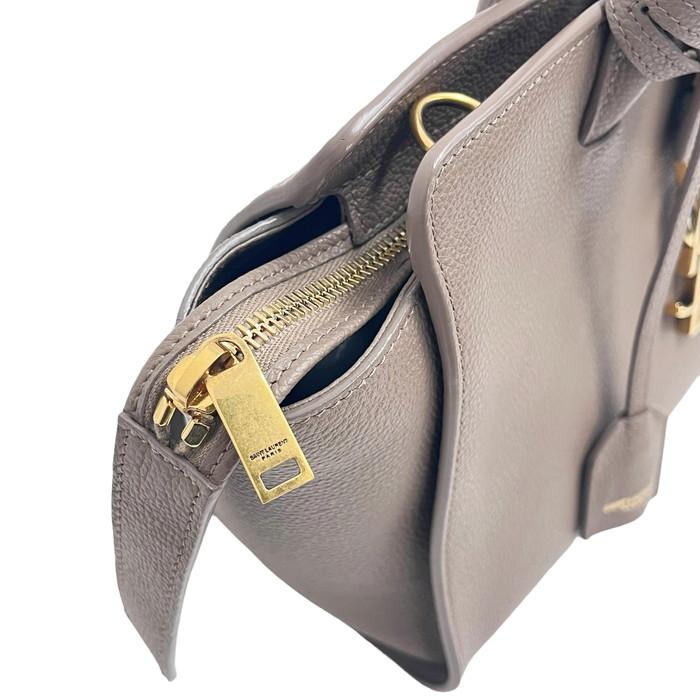 【SAINT LAURENT/サンローラン】 635346 ダウンタウンベイビー 2way ハンドバッグ レザー グレージュ レディース【中古】【真子質店】【BL】【IMaDx】 SAINT LAURENT/サンローラン】 635346 ダウンタウンベイビー 2way