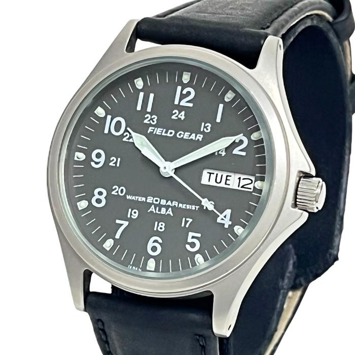 希少デッドストック SEIKO セイコー アルバ フィールドギア 全面ルミ 稼働 SEIKO（セイコー） アルバ フィールドギア V743-8000 腕時計