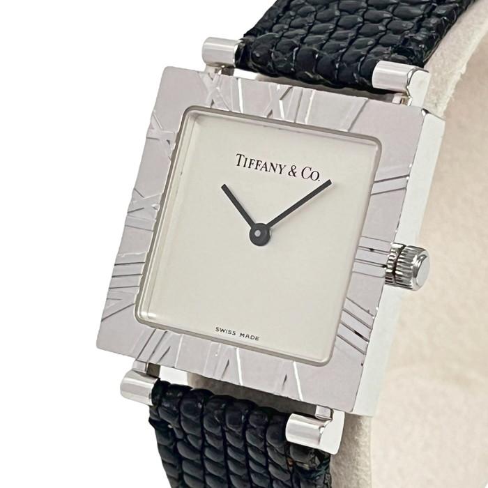 kankan Tiffany & Co. シルバー レザー 時計 Tiffany & Co Tiffany
