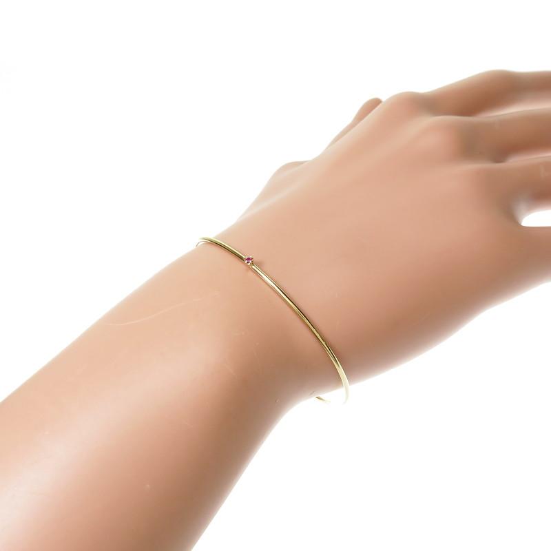 agete（アガット） △刻印なし ルビー ブレスレット K10ゴールド/分析