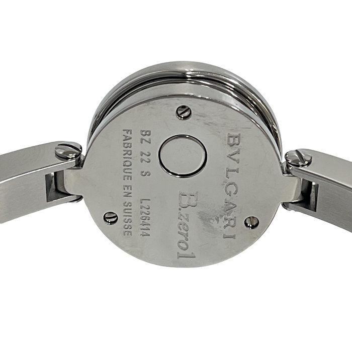ブルガリ B-zero1 ステンレススチール BVLGARI B.zero1 Blue Shell Dial Steel 22mm Quartz Bangle