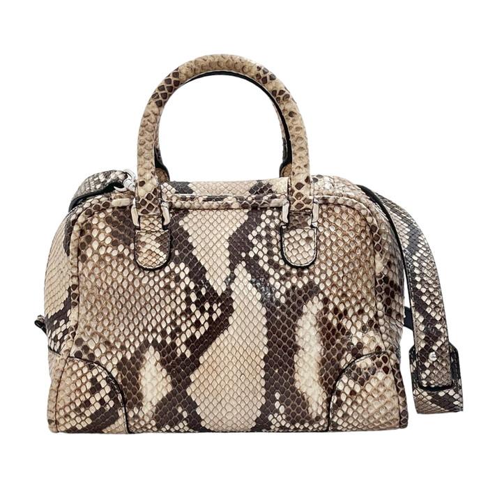 LOEWE 最終特価品LOEWE/ロエベ アマソナ23 2way ハンドバッグ パイソン 