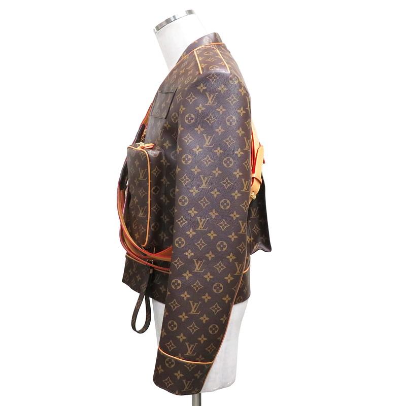 LOUIS VUITTON/ルイ・ヴィトン モノグラムアドミラルジャケット モノグラム 1A5Q6F 19AW HHL87ELSR ミリタリージャケット ブラウン メンズ｜mako78｜02