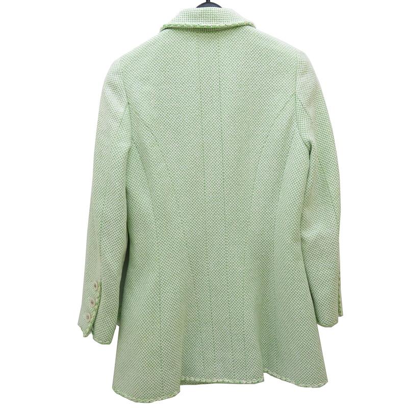 CHANEL CHANEL/シャネル P07962 セットアップ ツイード 緑系 CHANEL CHANEL/シャネル P07962 セットアップ ツイード 緑系
