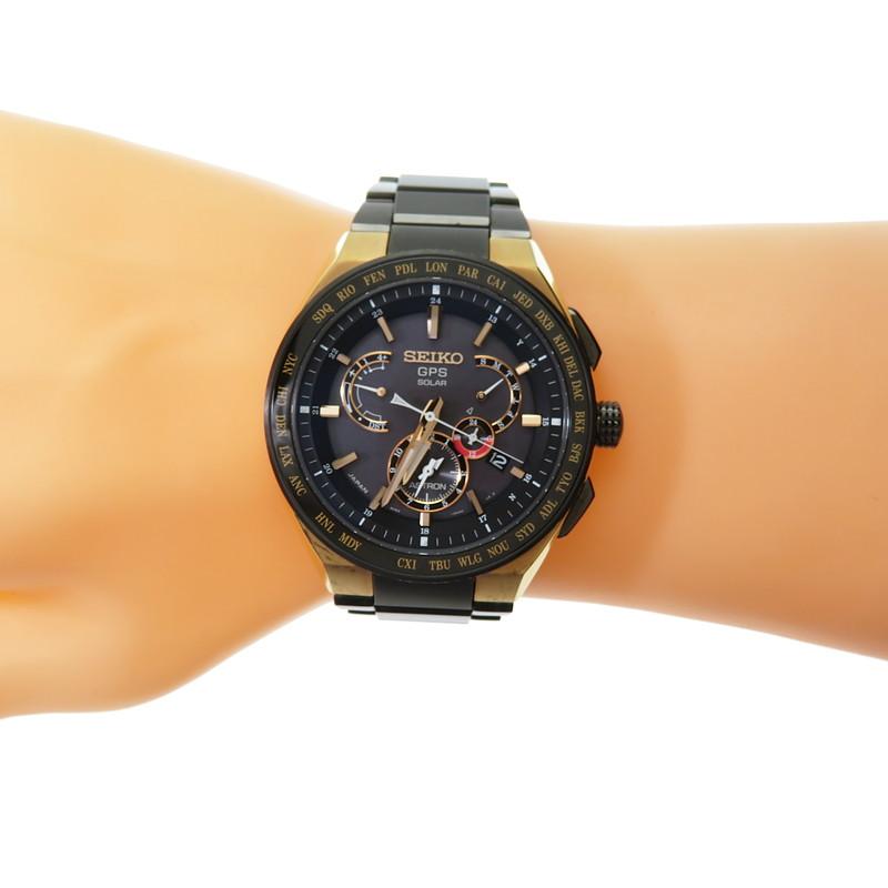 【SEIKO/セイコー】 8X53-0AV0 エグゼクティブライン 腕時計 GP/ステンレススチール ソーラー電波 黒 メンズ【中古】【真子質店】【GD】【MoMox】 SEIKO（セイコー） 最終特価品SEIKO/セイコー 8X53-0AV0
