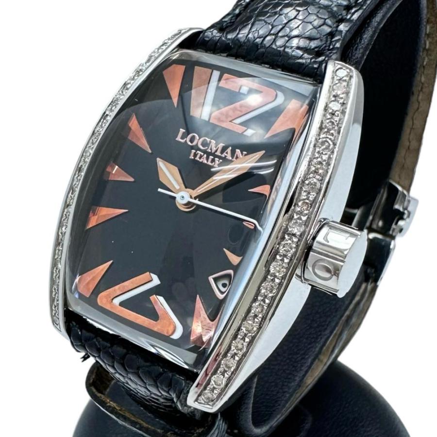 LOCMAN（ロックマン） パノラマ/PANORAMA 151 トノー型 ダイヤ 腕時計