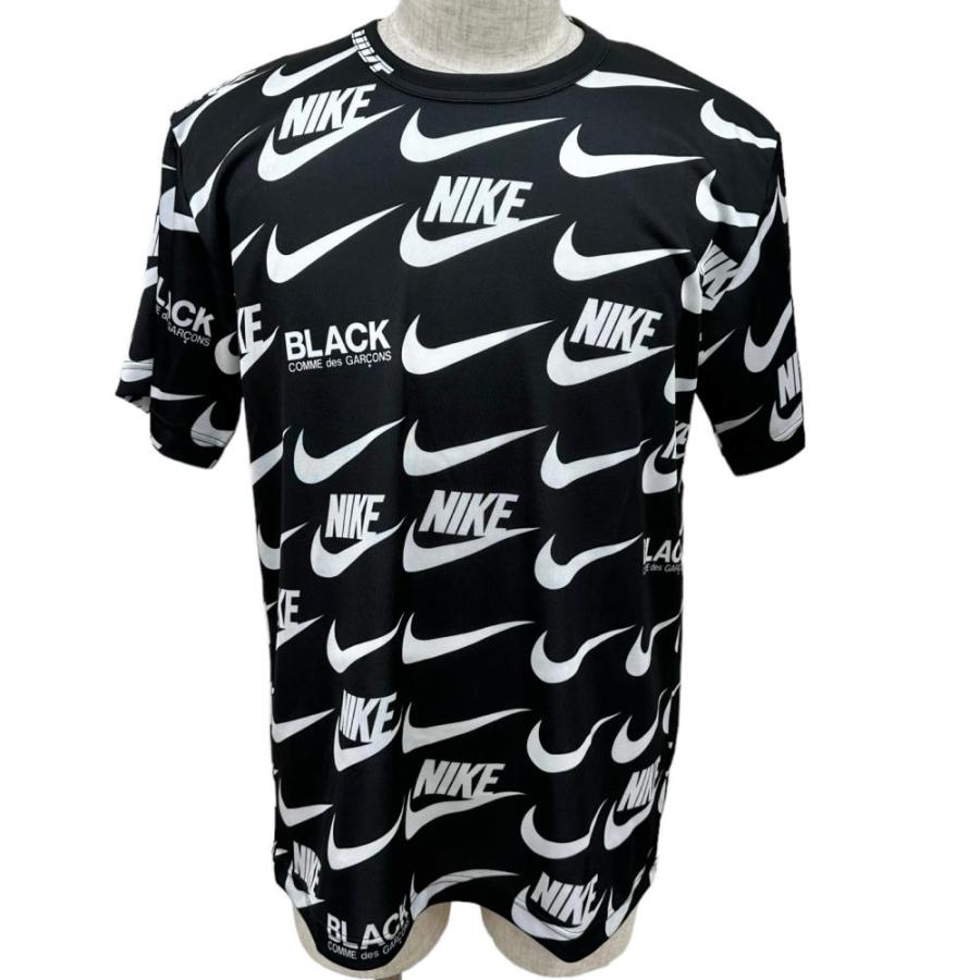 NIKE（ナイキ） NIKE×COMME des GARCONSコラボ 総柄 半袖Tシャツ 