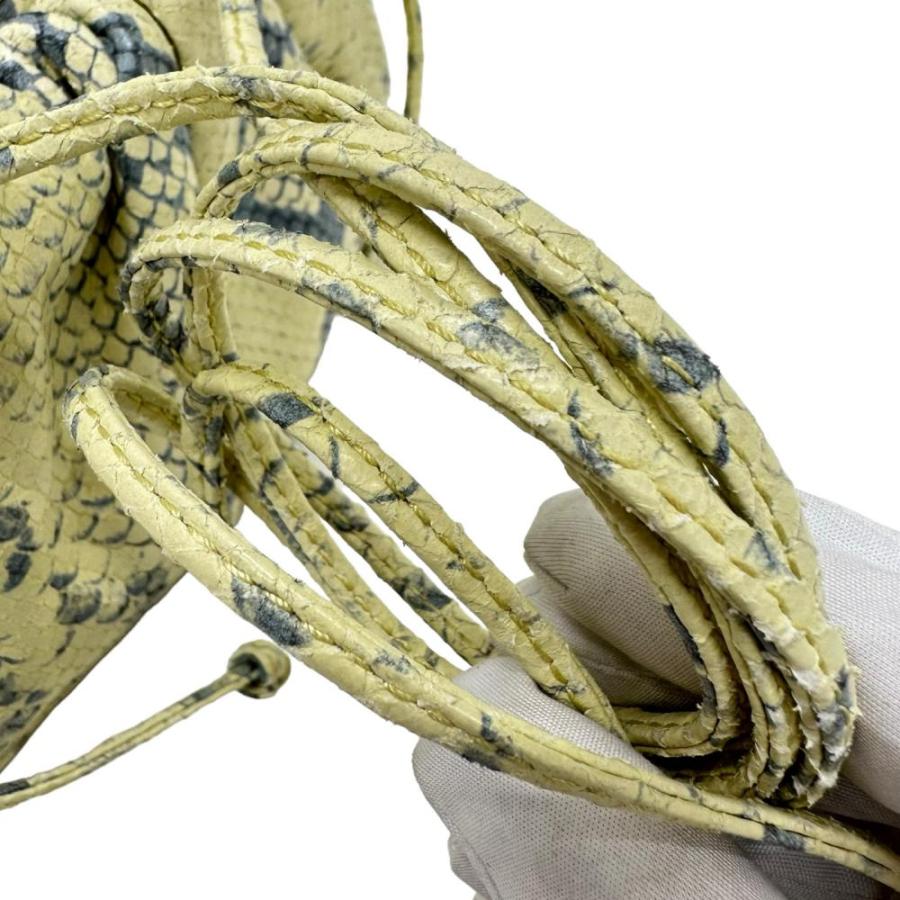 BOTTEGAVENETA/ボッテガヴェネタ がま口ポーチ 巾着風 ショルダー