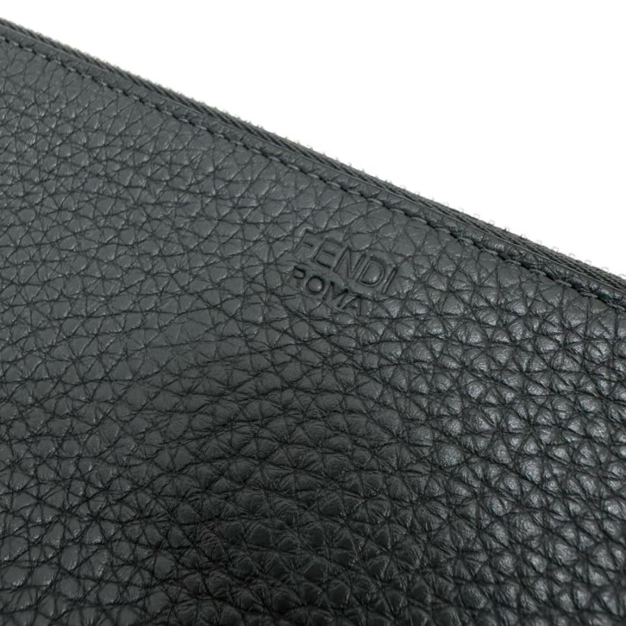 FENDI FENDI/フェンディ 7N0078 クラッチバッグ レザー グレー