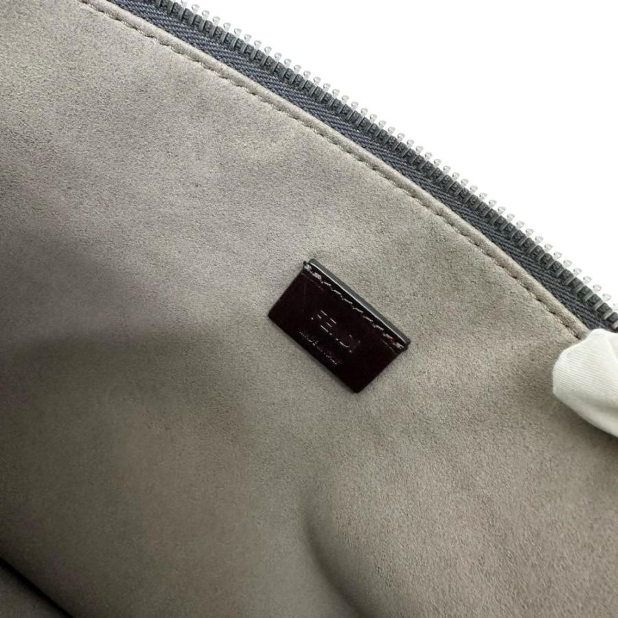 FENDI FENDI/フェンディ 7N0078 クラッチバッグ レザー グレー