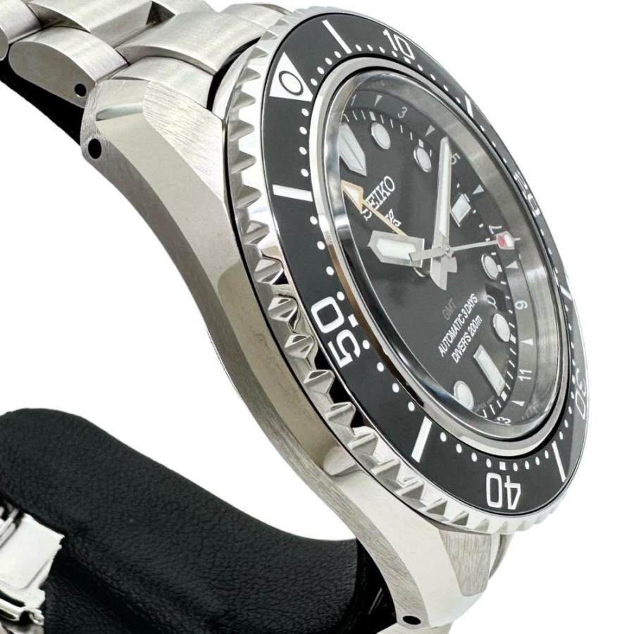 【SEIKO/セイコー】 プロスペックス SBEJ011(6R54-00D0) コアショップ専用  GMT 腕時計 ステンレススチール 自動巻き/オートマ 黒文字盤/黒ベゼル メンズ【中古】【真子質店】【GD】【IISS】 SEIKO（セイコー） プロスペックス SBEJ011(6R54-00D0) コアショップ