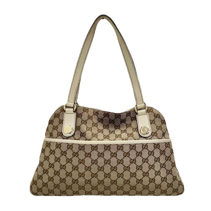 GUCCI GUCCI/グッチ 163288 トートバッグ GGキャンバス/レザー GUCCI GUCCI/グッチ 163288 トートバッグ GGキャンバス/レザー