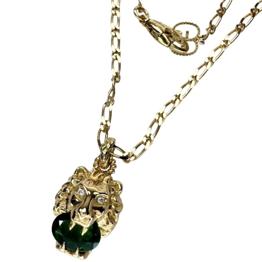 GUCCI GUCCI/グッチ グリーントルマリン ダイヤモンド ネックレス 