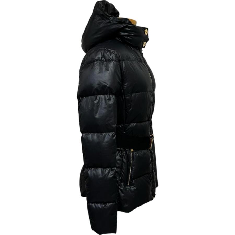 VERSACEヴェルサーチ ナッパレザーダウンベスト 黒 サイズ48 本革 VERSACE 黒 ダウンベスト カバー付き
