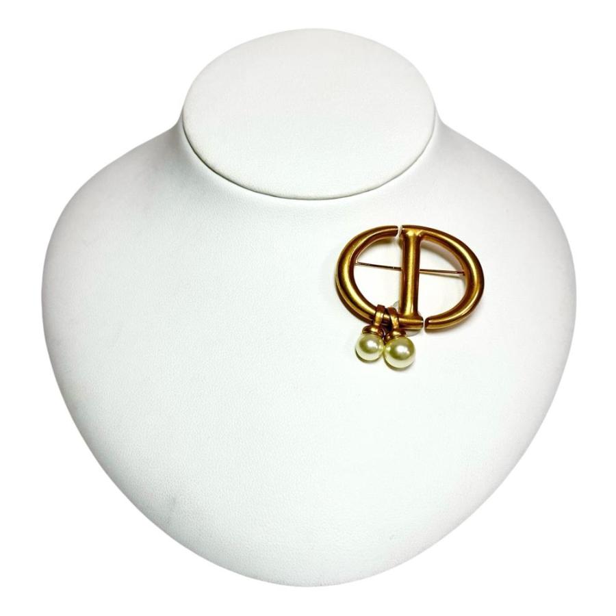Christian Dior/クリスチャンディオール CDロゴ ブローチ GP Christian Dior/クリスチャンディオール CDロゴ ブローチ GP