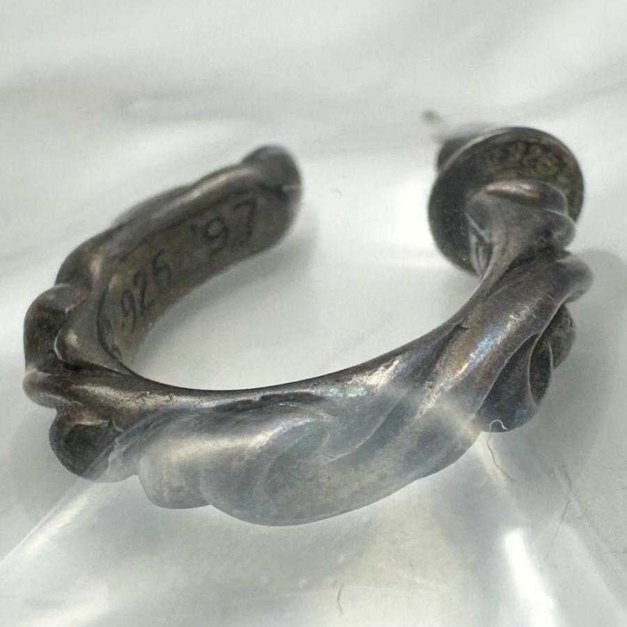 CHROME HEARTS/クロムハーツ ピアス スクロールフープ シルバー925/14K 