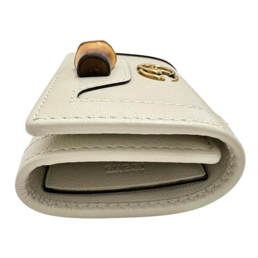 GUCCI（グッチ） バンブー 658636 キーケース レザー ホワイト