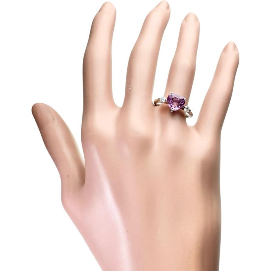 ハート ピンクサファイア 2.30ct ダイヤモンド 0.18ct リング・指輪 