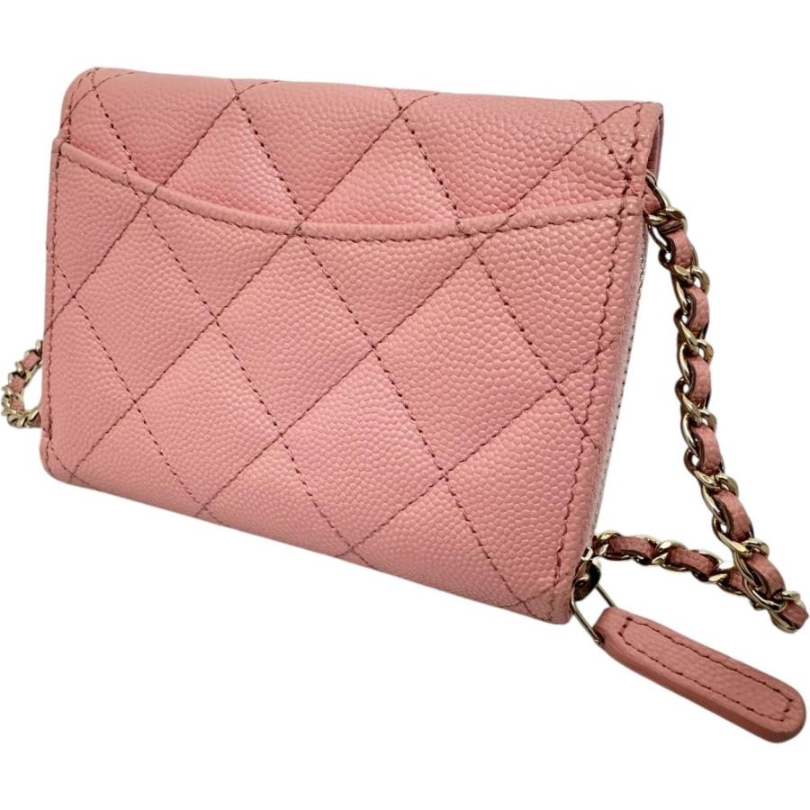 CHANEL/シャネル ミニマトラッセ AP0238 ショルダーチェーンウォレット  