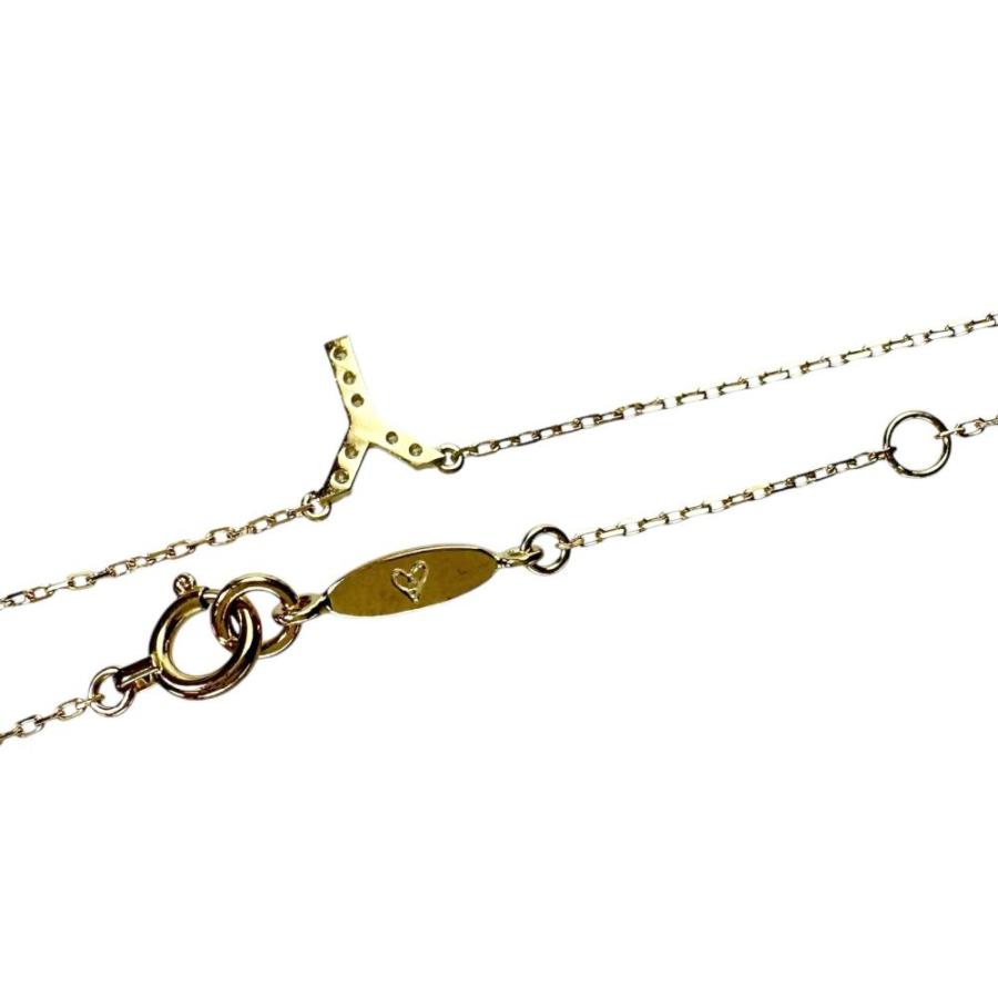 AHKAH AHKAH/アーカー イニシャル「Y」 ダイヤモンド 計0.03ct 