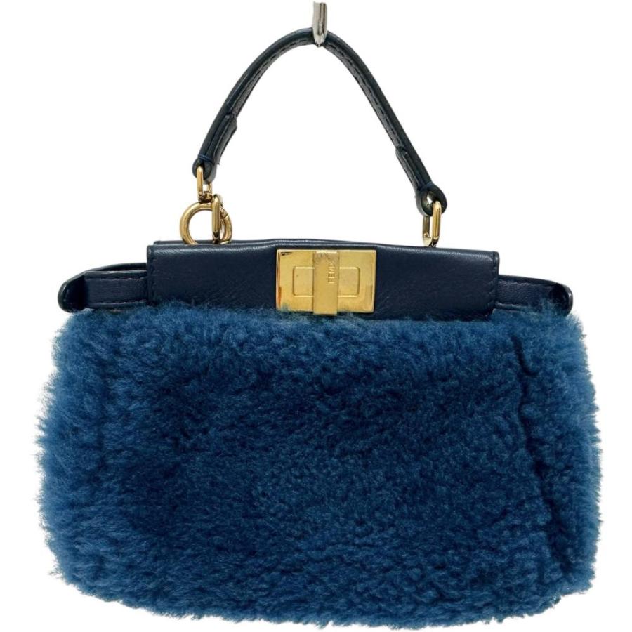 フェンディ FENDI マイクロピーカブー ムートン