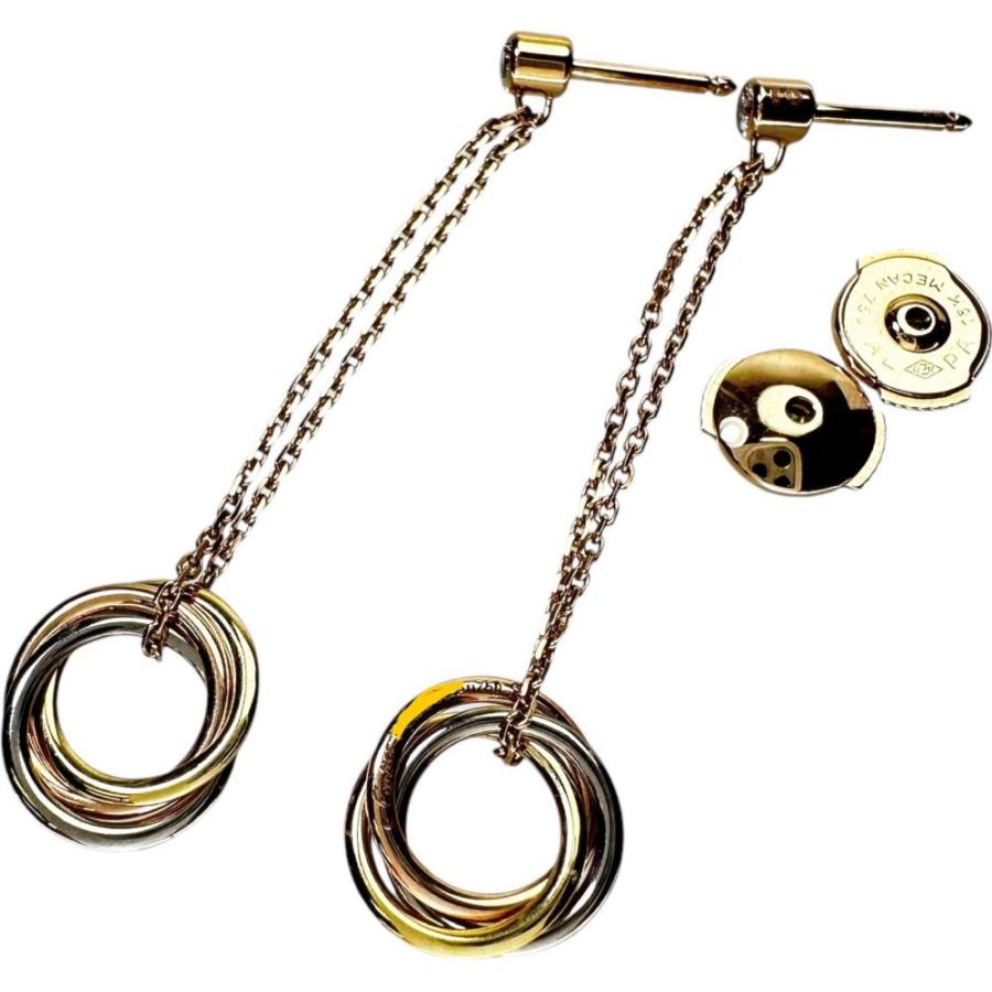 Cartier（カルティエ） 2Pダイヤモンド ピアス トリニティ ぶら下がり