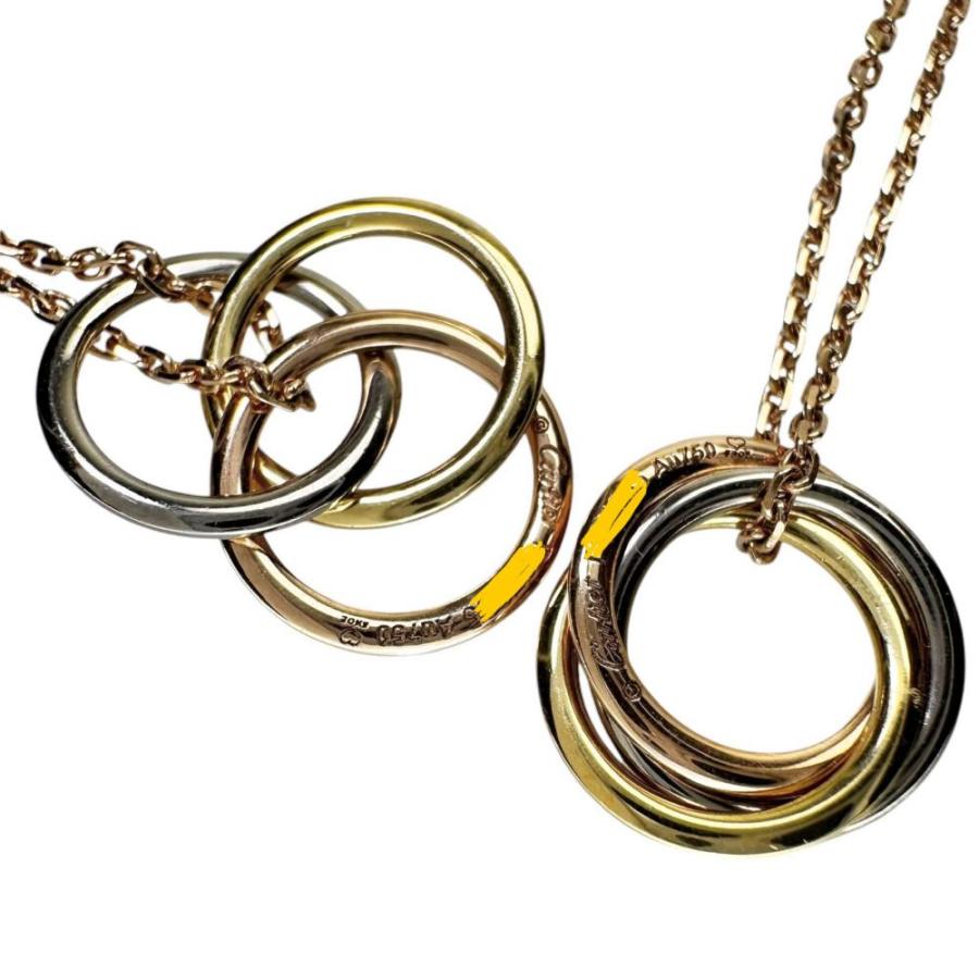 Cartier（カルティエ） 2Pダイヤモンド ピアス トリニティ ぶら下がり
