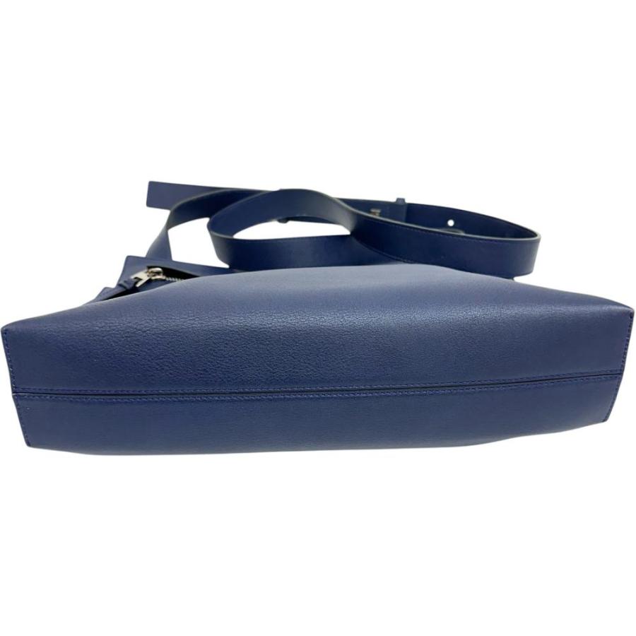 LOEWE/ロエベ Tメッセンジャー メッセンジャーバッグ レザー ネイビー