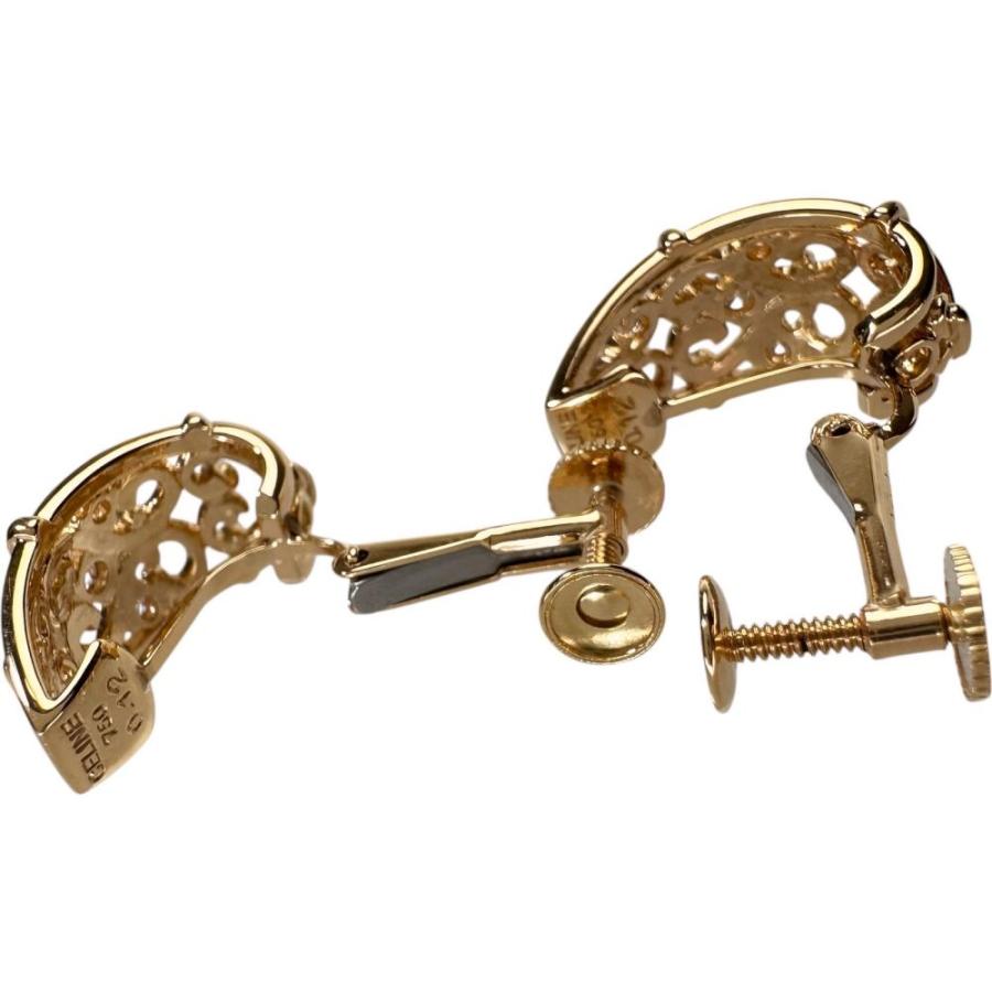 CELINE（セリーヌ） 透かしデザイン ダイヤモンド 計0.12×2ct