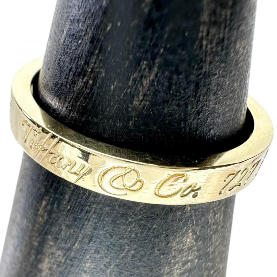 【美品】ティファニー 11号 ニューヨークノーツ ナロースリムリング TIFFANY&Co.（ティファニー） 11.5号TIFFANY&Co./ティファニー リング
