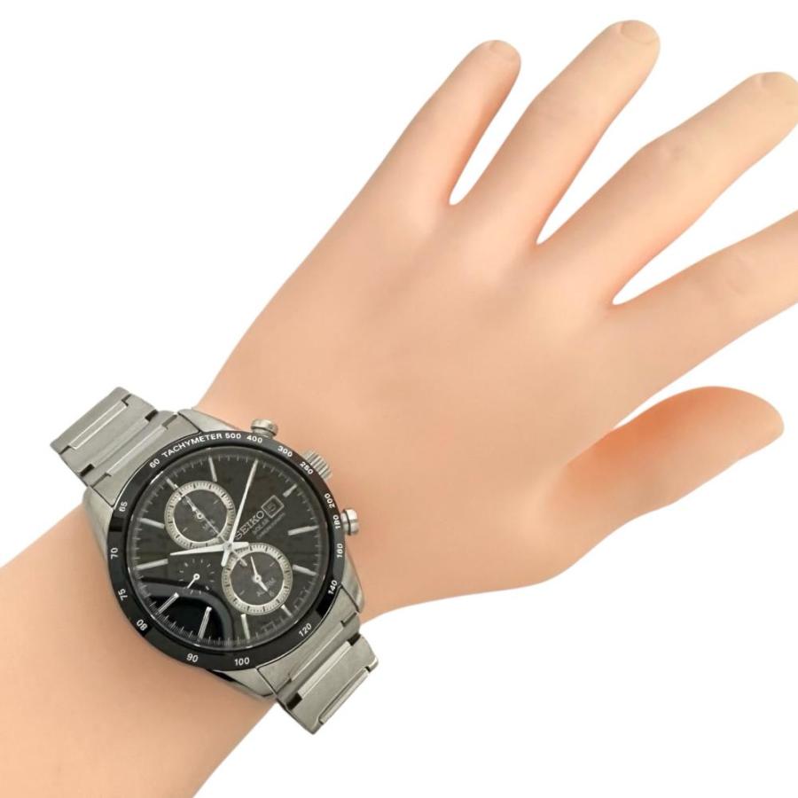 セイコー　V172-0AP0 クロノグラフ　ソーラー　ブラック Yahoo!オークション -「v172 0ap0」の落札相場・落札価格