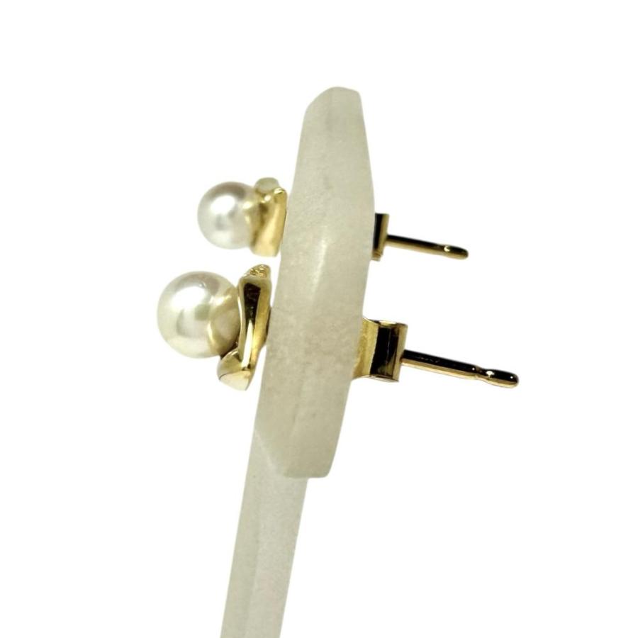 MIKIMOTO（ミキモト） アコヤ真珠 3.6mm ピアス K18ゴールド 1.3g